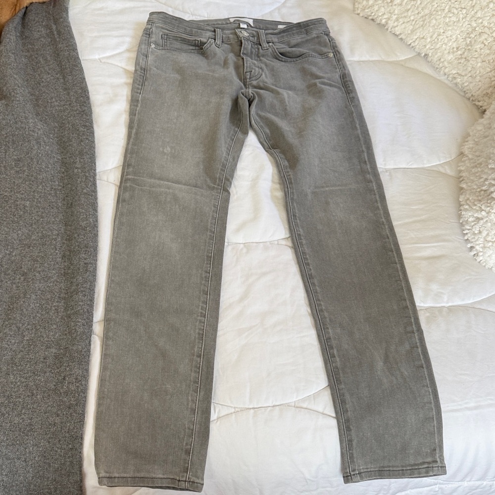 Frame Denim Women's Gray Skinny Jeans